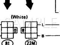 1990 Nissan 240SX SE 2.4 L4 GAS Wiring Diagram