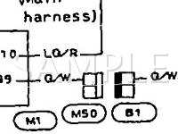 1990 Nissan Axxess  2.4 L4 GAS Wiring Diagram
