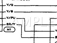 1990 Nissan Axxess  2.4 L4 GAS Wiring Diagram