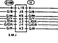 1990 Nissan Pathfinder XE 3.0 V6 GAS Wiring Diagram