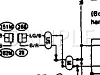 1990 Nissan Pulsar NX XE 1.6 L4 GAS Wiring Diagram