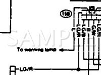 1990 Nissan Sentra  1.6 L4 GAS Wiring Diagram