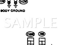 1990 Nissan Sentra 4X4 1.6 L4 GAS Wiring Diagram