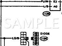 1990 Nissan Sentra  1.6 L4 GAS Wiring Diagram