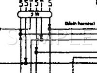 1990 Nissan Sentra 4X4 1.6 L4 GAS Wiring Diagram