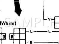1990 Nissan Stanza  2.4 L4 GAS Wiring Diagram