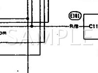 1990 Nissan Stanza  2.4 L4 GAS Wiring Diagram