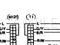 1990 Nissan Stanza  2.4 L4 GAS Wiring Diagram
