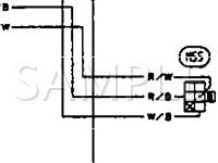 1991 Nissan 240SX  2.4 L4 GAS Wiring Diagram