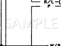 1991 Nissan 240SX LE 2.4 L4 GAS Wiring Diagram