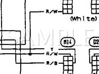 1991 Nissan 300ZX  3.0 V6 GAS Wiring Diagram