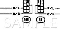 1991 Nissan Sentra SE-R 2.0 L4 GAS Wiring Diagram