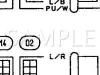 1991 Nissan Sentra Classic 1.6 L4 GAS Wiring Diagram