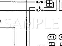 1991 Nissan Sentra Classic 1.6 L4 GAS Wiring Diagram