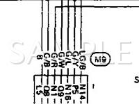 1991 Nissan Stanza  2.4 L4 GAS Wiring Diagram