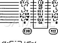 1992 Nissan Maxima GXE 3.0 V6 GAS Wiring Diagram