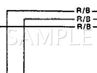 1992 Nissan D21 Pickup  3.0 V6 GAS Wiring Diagram