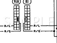 1992 Nissan NX  2.0 L4 GAS Wiring Diagram
