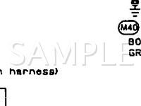 1992 Nissan Stanza  2.4 L4 GAS Wiring Diagram