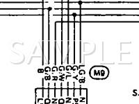 1992 Nissan Stanza  2.4 L4 GAS Wiring Diagram