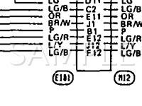 1992 Nissan Stanza  2.4 L4 GAS Wiring Diagram