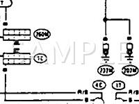 1993 Nissan D21 Pickup  2.4 L4 GAS Wiring Diagram