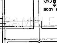 1993 Nissan NX  2.0 L4 GAS Wiring Diagram