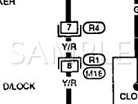 1995 Nissan Altima GXE 2.4 L4 GAS Wiring Diagram