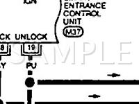 1995 Nissan Sentra GLE 1.6 L4 GAS Wiring Diagram