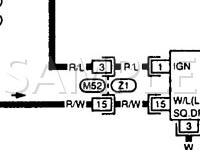 1996 Nissan Maxima GXE 3.0 V6 GAS Wiring Diagram