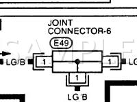1996 Nissan Maxima GLE 3.0 V6 GAS Wiring Diagram