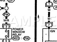 1996 Nissan Pathfinder XE 3.3 V6 GAS Wiring Diagram