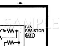 1998 Nissan Sentra  1.6 L4 GAS Wiring Diagram