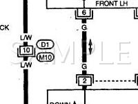 1998 Nissan Sentra  2.0 L4 GAS Wiring Diagram