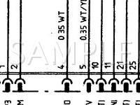 1998 Porsche Boxster  2.5 H6 GAS Wiring Diagram