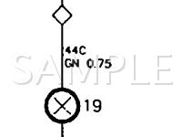 1990 Saab 900 S 2.0 L4 GAS Wiring Diagram