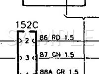 1990 Saab 900  2.0 L4 GAS Wiring Diagram