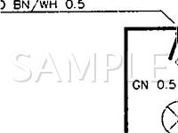 1991 Saab 9000  2.3 L4 GAS Wiring Diagram