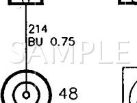 1991 Saab 900  2.0 L4 GAS Wiring Diagram