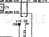 1993 Saab 900  2.0 L4 GAS Wiring Diagram