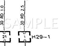 1993 Saab 900  2.0 L4 GAS Wiring Diagram