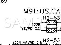 1993 Saab 900 Turbo Commemorative Edition 2.0 L4 GAS Wiring Diagram