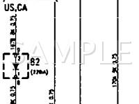 1994 Saab 9000 CSE 2.3 L4 GAS Wiring Diagram