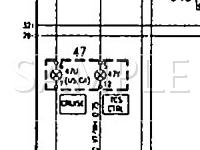 1994 Saab 9000 CS 2.3 L4 GAS Wiring Diagram