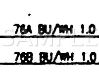 1994 Saab 9000 CSE 2.3 L4 GAS Wiring Diagram