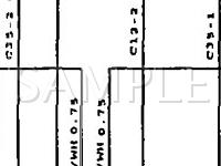 1994 Saab 900 SE 2.5 V6 GAS Wiring Diagram