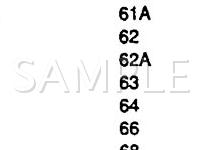 1994 Saab 900 SE 2.5 V6 GAS Wiring Diagram