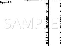 1995 Saab 900 SE 2.5 V6 GAS Wiring Diagram