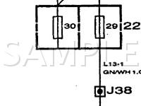 1996 Saab 900 SE Turbo 2.0 L4 GAS Wiring Diagram