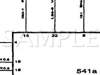 1996 Saab 900 SE 2.5 V6 GAS Wiring Diagram
